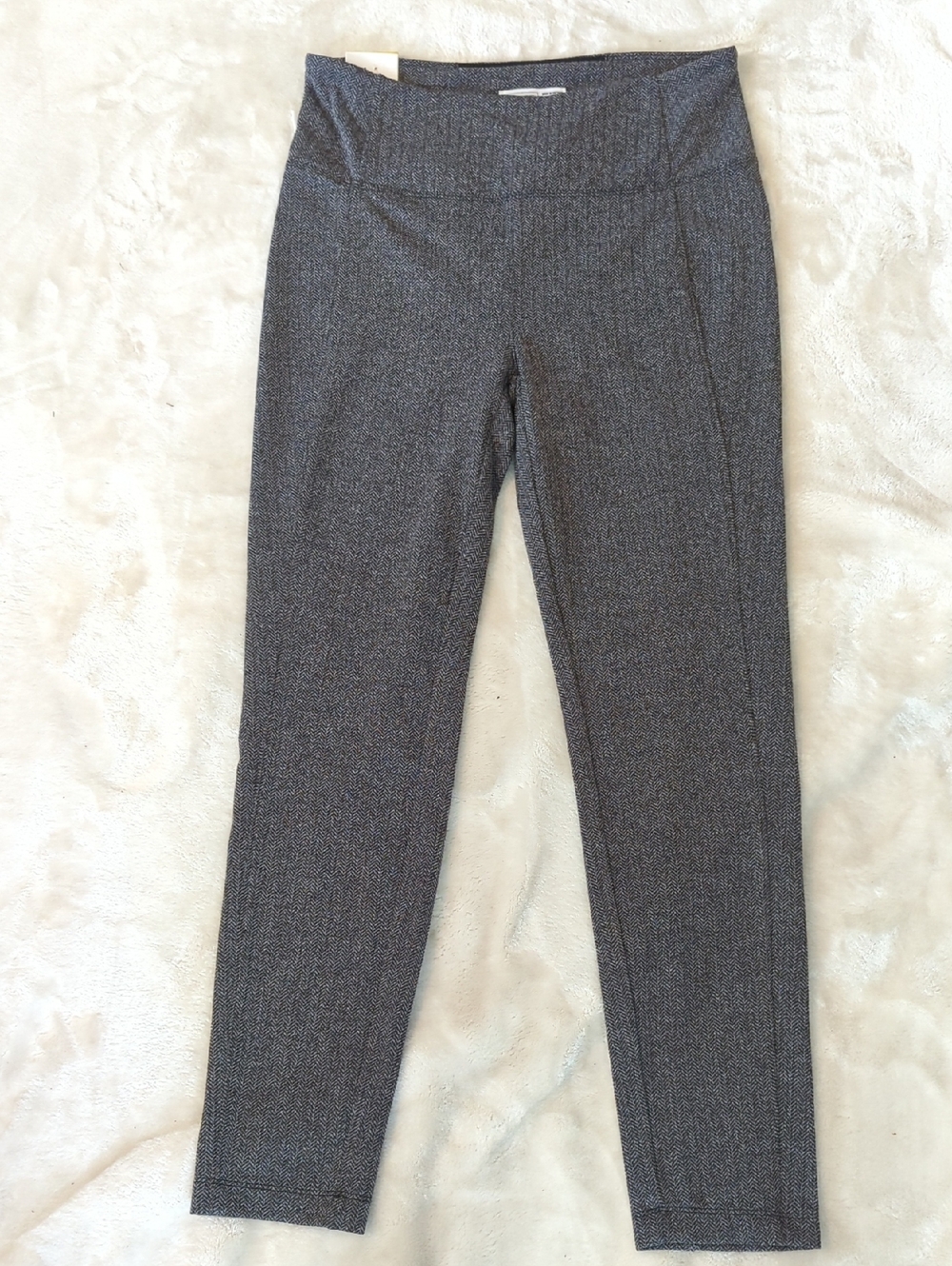 Spring + Mercer Gray Textured Pull On Pants NWT